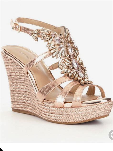 pink wedge sandals for wedding.